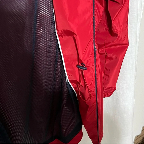 TOMMY HILFIGER Women Jacket Windbreaker Logo Sleeve Small - Picture 7 of 8